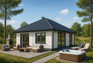 Exklusiver 80 m² Bungalow inklusive 500 m² Grundstück am Ortsrand von Rothenstein