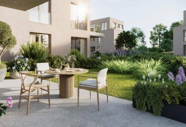 Neubauwohnung mit ca. 118 m² Garten
