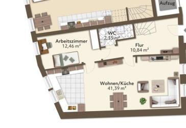 Vorschaubild Maisonettewohnung