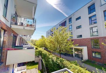 4-Zi-Wohnung mit 2 Duschbädern & barrierearmem Zugang nahe S-Bahn Bergedorf am Schleusengraben