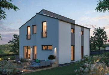 Architektenhaus mit Pultdach - modernes wohnen neu definiert