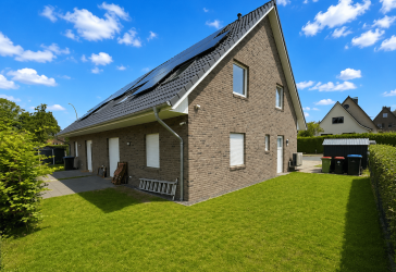 Moderne Neubau-Doppelhaushälfte mit 125 m2 in Lurup – Garten, Terrasse, 2 Stellplätze