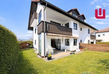 WINDISCH - Gepflegte und sonnige 3-Zimmer- Gartenwohnung zentral in Gilching - nur 40m zur S-Bahn!