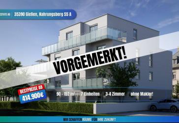 ++BESTPREIS++ MIET-/ENERGIESPAREND 4 ZKB Neubau in zentraler Lage von Gießen
