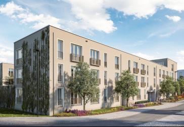 1-Zi.-Apartment in Süd-West-Ausrichtung mit großzügigem Balkon