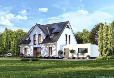 Modernes Neubau-Einfamilienhaus mit Südgarten in ruhiger Wohnlage von Tangstedt