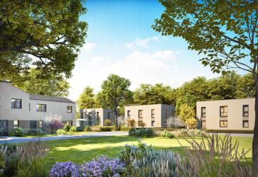 Exklusive Doppelhaushälfte in Radebeul – Neubau mit Garten