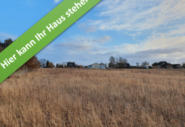Familienleben auf einer Ebene im kommenden Baugeb. in Glentorf.