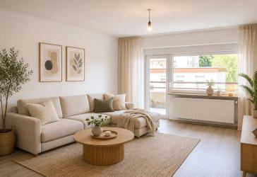 Gemütliche 2 Zi. Wohnung in Würm. Neu saniert in ruhiger Lage, sofort bezugsfertig, provisionsfrei