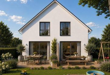 Energieeffizientes Mehrgenerationen Doppelhaus FamilyStyle 26.03 S - ab 360.375 EUR pro Haushälfte