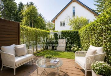 MÜNCHNER IG: Ihre Residenz mit Garten und Haus-im-Haus-Feeling in begehrter ruhiger Lage !!