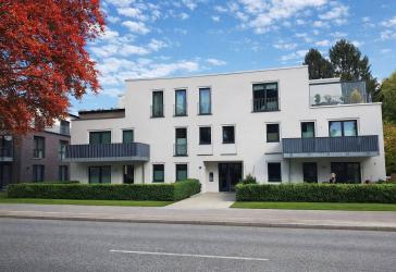 Moderne 2-Zi.-Terrassenwohnung (Bj. 2016, A+) - EBK, Fußbodenheizung, TG optional