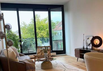 Außergewöhnliche 101-m²-Wohnung in Memmingen - Balkon vor allen Zimmern