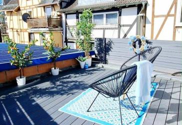 Eigener Wohnbereich und Terrasse in 3er Mädels WG