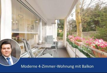 Moderne 4-Zimmer-Wohnung mit Balkon in ruhiger Lage