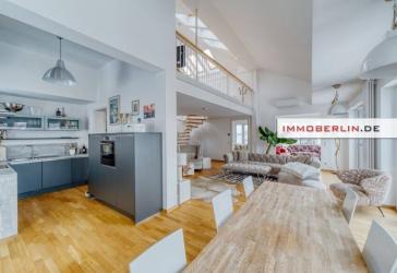 IMMOBERLIN.DE - Sensationelles Penthouse mit Galerie & großer Sonnenterrasse am Potsdamer Platz