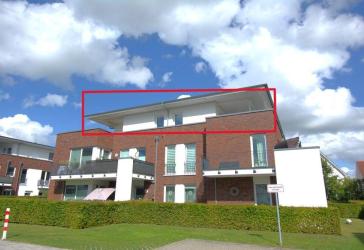 Über den Dächern von Heide - modernes Penthouse mit großzügiger Dachterrasse