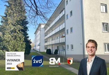 2-Zimmer-Wohnung in Augsburg-Hochfeld mit Entwicklungspotenzial - ideale Lage nahe Universität