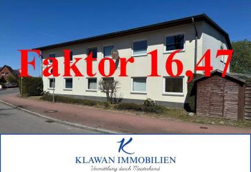 Faktor 16,47 - 6 Wohnungen mit PKW-Stellplätzen