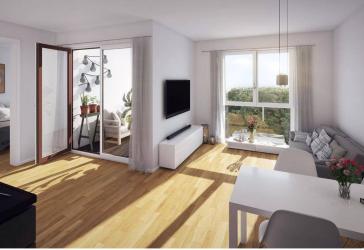 Neubau Erstbezug 2-Zimmer-Erdgeschosswohnung, 48 m² Wfl. mit Garten, Aufzug und TG-Stellplatz in ruhiger, zentraler Lage in Königswinter