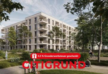 Lerchenau - Modern. Geräumig. Sonnig. - Mit Gartenterrasse! - KfW-55-Effizienzhaus!