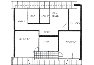 Helle 4-Zimmer-Wohnung mit Balkon und Stellplatz