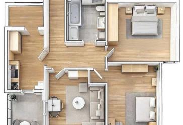 Erstbezug nach Sanierung provisionsfreie 3-Zimmer-Wohnung mit Balkon und TG-Stellplatz