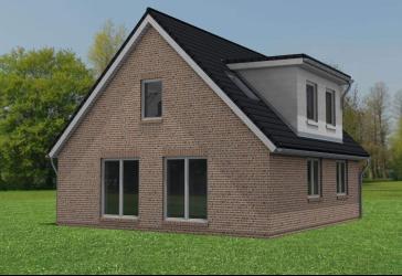 Neubauvorhaben - geplantes Einfamilienhaus mit Südgarten