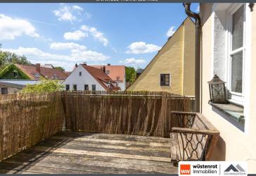 Zauberhafte Maisonette-Wohnung im Herzen von Landsberg mit Westdachterrasse