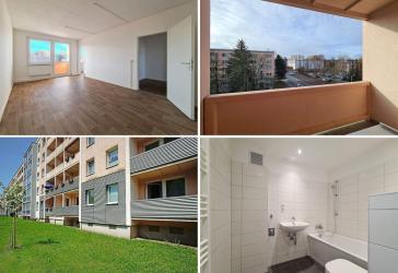 Helle Balkonwohnung mit modernem Wannenbad & Ausblick, Stellplatz mgl.