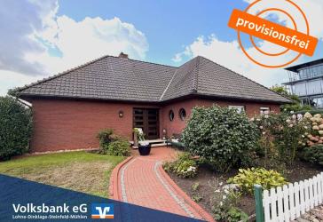 Wohnen auf einer Ebene mit Perspektive! Gepflegter Bungalow in zentraler Lage von Dinklage