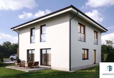 Neubau 2026 mit KfW-40-Standard, Wärmepumpe, Doppelgarage und Garten in Göttschied