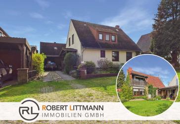 RESERVIERT! Einfamilienhaus mit schönem Garten und Garage in Scharmbeckstotel