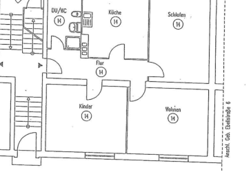 Freie EG 3-Zimmer-Wohnung mit Gartennutzung ohne Balkon