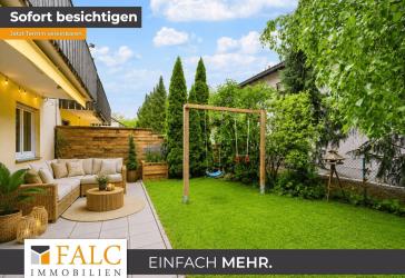 Familienfreundlich, gepflegt, sofort wohnlich - Doppelhaushälfte mit Gartenidylle in Ottobrunn