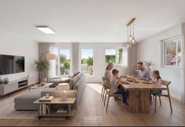 Modernes Wohnen auf zwei Ebenen: 5-Zimmer-Maisonette mit Süd- & Dachterrasse