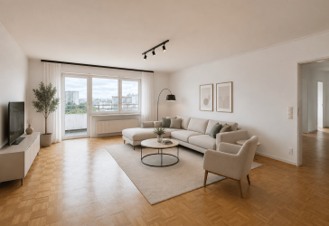 Großzügiges Wohnen mit Weitblick - 4-Zimmer-Wohnung zur individuellen Gestaltung mit 2 Balkonen und 2 Garagen