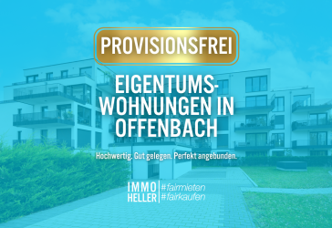 PROVISIONSFREI: Eigentumswohnungen in Offenbach
