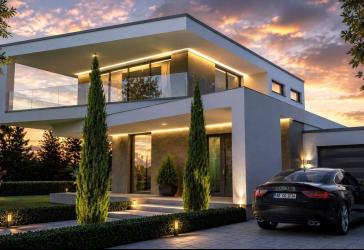 Projektiertes- Neubau EFH in TOP- Lage am Brasselsberg mit Fernblick
