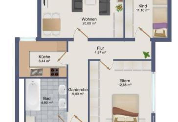 Vorschaubild Maisonettewohnung