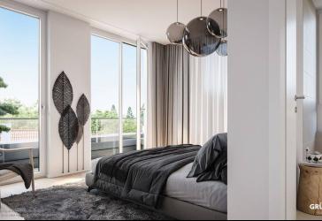 Helle 4-Zi.-Whg. mit geschützter Süd-Loggia und 2 Tageslichtbädern, davon 1x en suite