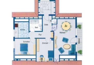 3-Zimmer-DG-Wohnung mit Loggia