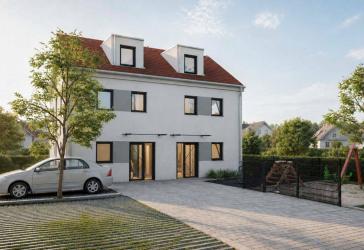 Urbanes Familienglück in Leonberg: DHH-Erstbezug in Massivbauweise mit freier Ausstattungswahl!