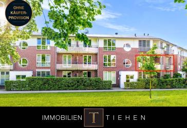Drei Balkone, zwei Tiefgaragenplätze, ein besonderer Blick auf die Ems: Etagenwohnung mit Fahrstuhl!