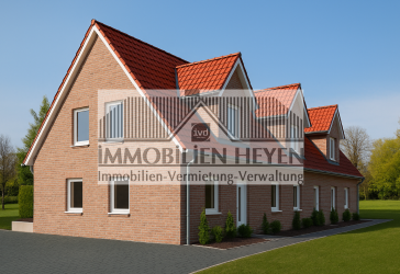Moderne Neubau-Eigentumswohnung im KfW-55-Standard - Whg 4 ruhige Lage nahe dem Ersten-Wiek-See in Papenburg-Obenende (Fertigstellung 2026)