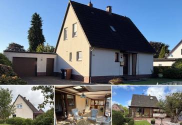 Ankommen, wohlfühlen, zuhause sein - renovieren und modernisieren - gepflegtes Einfamilienhaus mit besonderem Garten - Warmwintergarten - Garage mit H