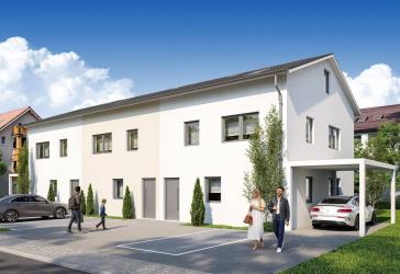 Neubau von drei Reihenhäusern in Bad Wörishofen
