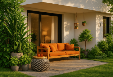Wunderschöne 3 Zimmer Wohnung mit Terrasse und Privatgarten