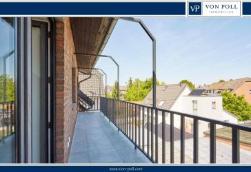 Lichtdurchflutetes Maisonette-Feeling mit Echtholzparkett und großem Balkon