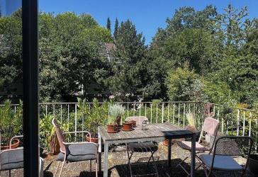 Schöne Maisonette-Wohnung mit Dachterrasse in ruhiger, grüner Lage von Freiburg-Littenweiler